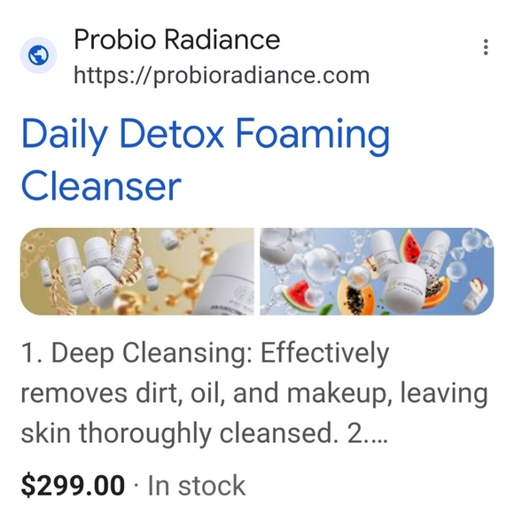 NIB-2pc-Rose Hydrating Facial Toner & Daily Detox Foaming Cucumber Cleanser Set - Picture 7 of 7